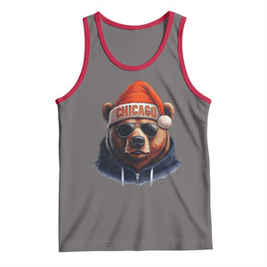 Vintage CFB Christmas Tank Top Trendy Fan Gifts Game Day Apparel TS10 Deep Heather Red Print Your Wear