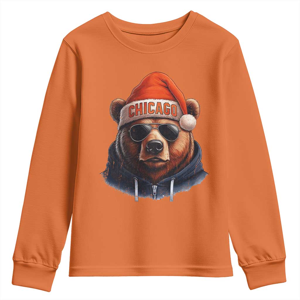 Vintage CFB Christmas Youth Sweatshirt Trendy Fan Gifts Game Day Apparel TS10 Orange Print Your Wear