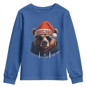 Vintage CFB Christmas Youth Sweatshirt Trendy Fan Gifts Game Day Apparel TS10 Royal Blue Print Your Wear
