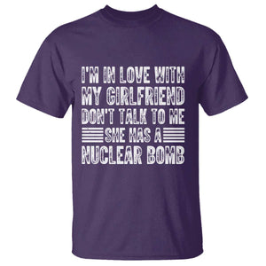 I'm In Love With My Girlfriend T Shirt Don't Talk to Me TS10 Purple Print Your Wear