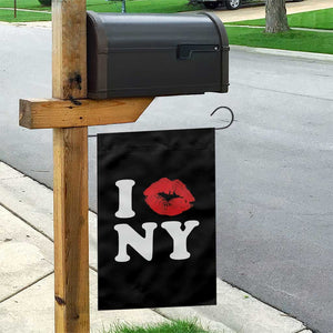 I Love NY Garden Flag Sexy Lips Red Lipstick Kiss New York Lover Travel Gift TS10 Print Your Wear
