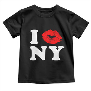 I Love NY Toddler T Shirt Sexy Lips Red Lipstick Kiss New York Lover Travel Gift TS10 Black Print Your Wear