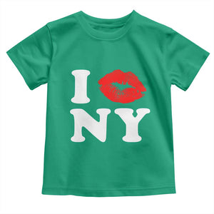 I Love NY Toddler T Shirt Sexy Lips Red Lipstick Kiss New York Lover Travel Gift TS10 Irish Green Print Your Wear