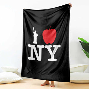 I Love NY Throw Blanket New York Lover Travel Gift TS10 Print Your Wear