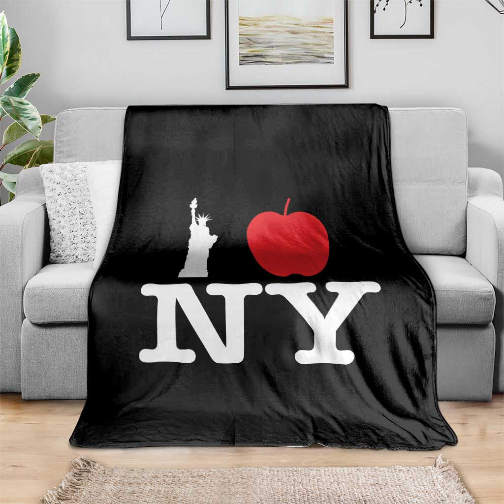 I Love NY Throw Blanket New York Lover Travel Gift TS10 Print Your Wear
