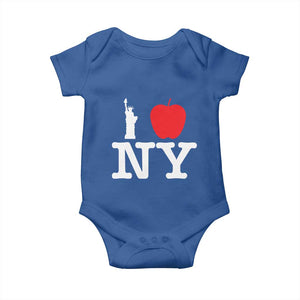 I Love NY Baby Onesie New York Lover Travel Gift TS10 Royal Blue Print Your Wear