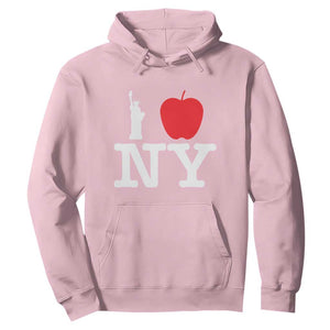 I Love NY Hoodie New York Lover Travel Gift TS10 Light Pink Print Your Wear