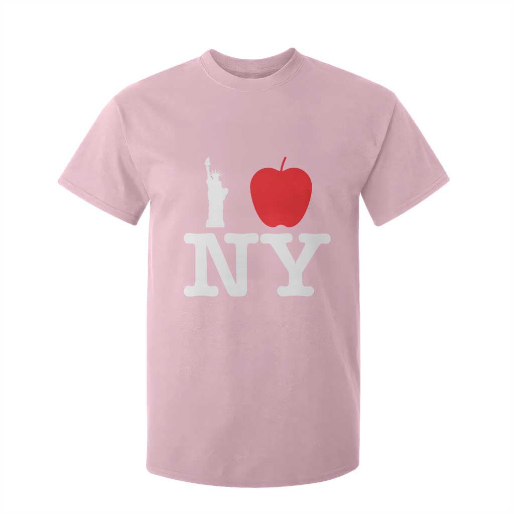 I Love NY T Shirt For Kid New York Lover Travel Gift TS10 Light Pink Print Your Wear