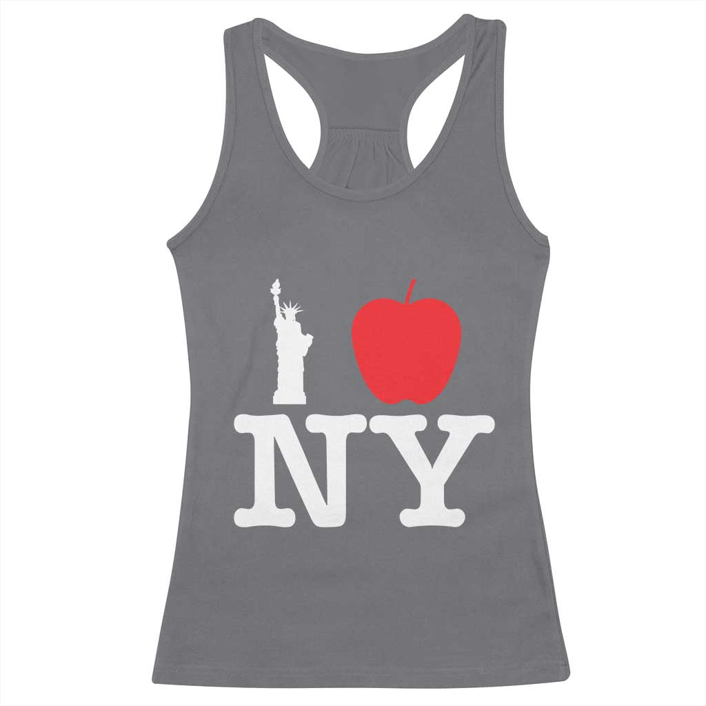 I Love NY Racerback Tank Top New York Lover Travel Gift TS10 Charcoal Print Your Wear