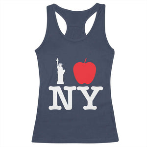 I Love NY Racerback Tank Top New York Lover Travel Gift TS10 Navy Print Your Wear