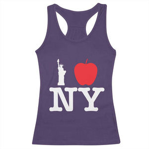 I Love NY Racerback Tank Top New York Lover Travel Gift TS10 Purple Print Your Wear