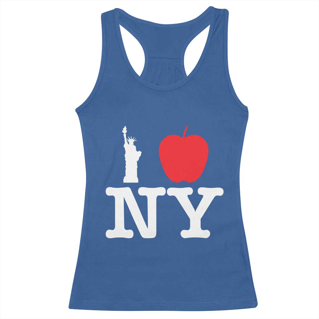 I Love NY Racerback Tank Top New York Lover Travel Gift TS10 Royal Blue Print Your Wear
