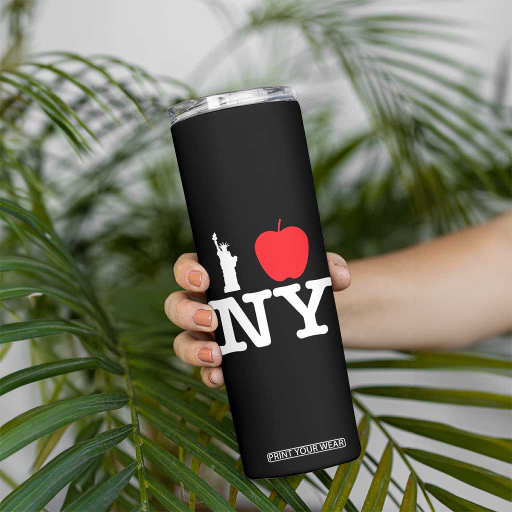 I Love NY Skinny Tumbler New York Lover Travel Gift TS10 Print Your Wear