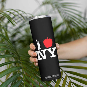 I Love NY Skinny Tumbler New York Lover Travel Gift TS10 Print Your Wear