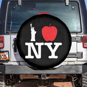I Love NY Spare Tire Cover New York Lover Travel Gift TS10 No hole Black Print Your Wear