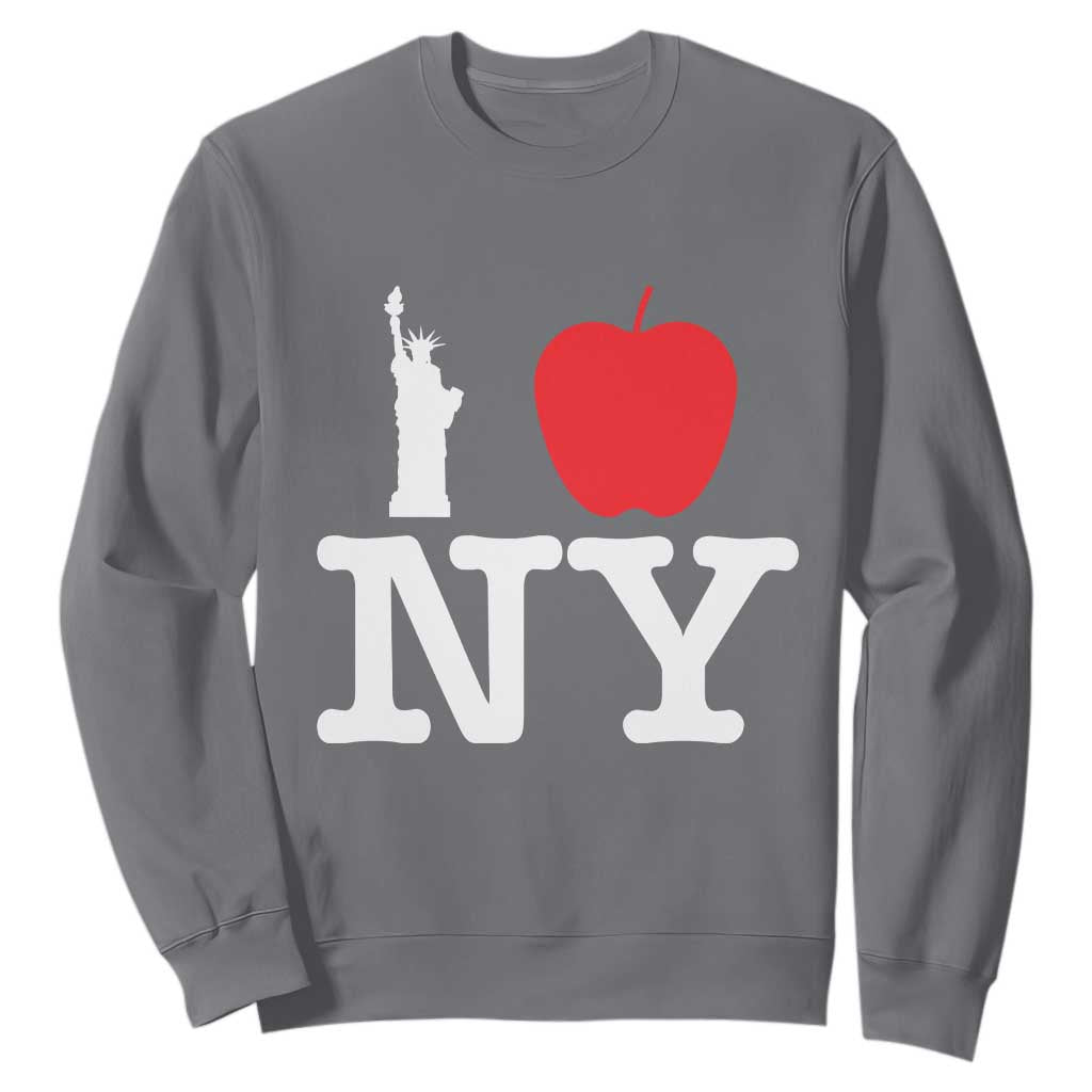I Love NY Sweatshirt New York Lover Travel Gift - Print Your Wear