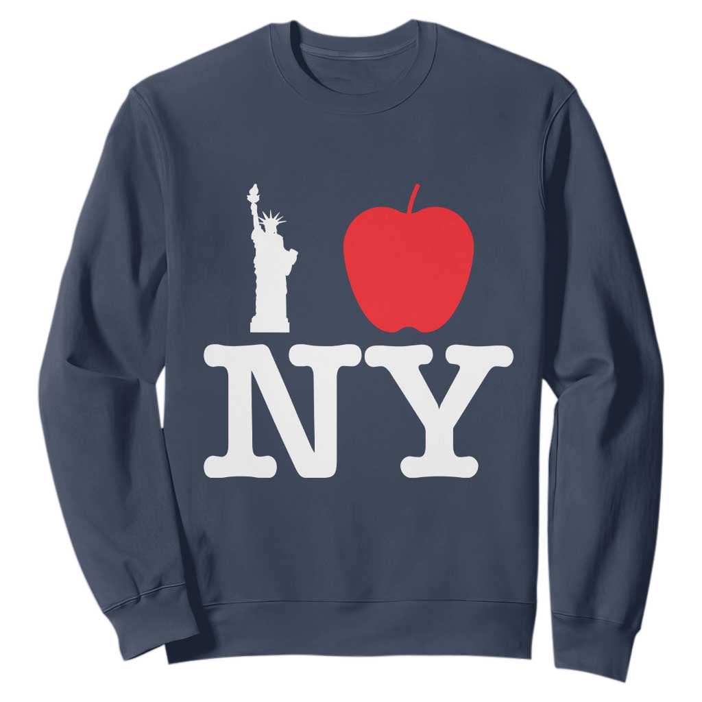 I Love NY Sweatshirt New York Lover Travel Gift - Print Your Wear