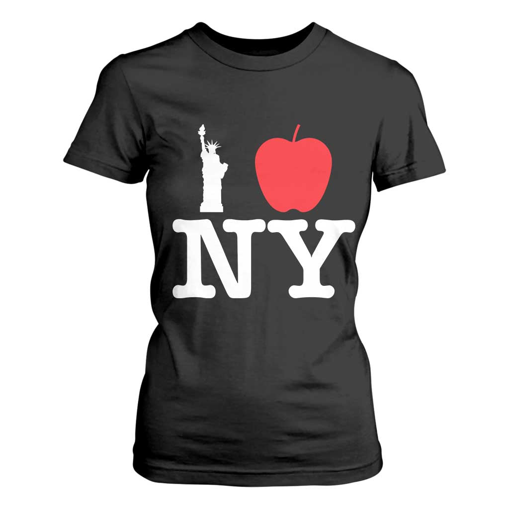I Love NY T Shirt For Women New York Lover Travel Gift TS10 Black Print Your Wear