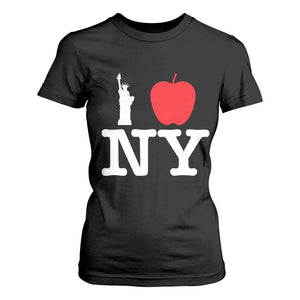 I Love NY T Shirt For Women New York Lover Travel Gift TS10 Black Print Your Wear