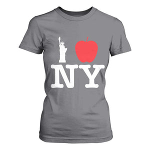 I Love NY T Shirt For Women New York Lover Travel Gift TS10 Charcoal Print Your Wear