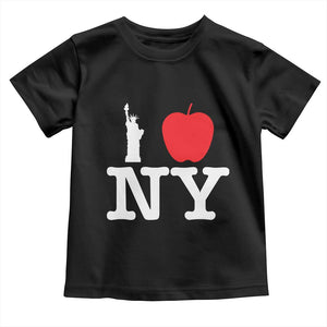 I Love NY Toddler T Shirt New York Lover Travel Gift TS10 Black Print Your Wear
