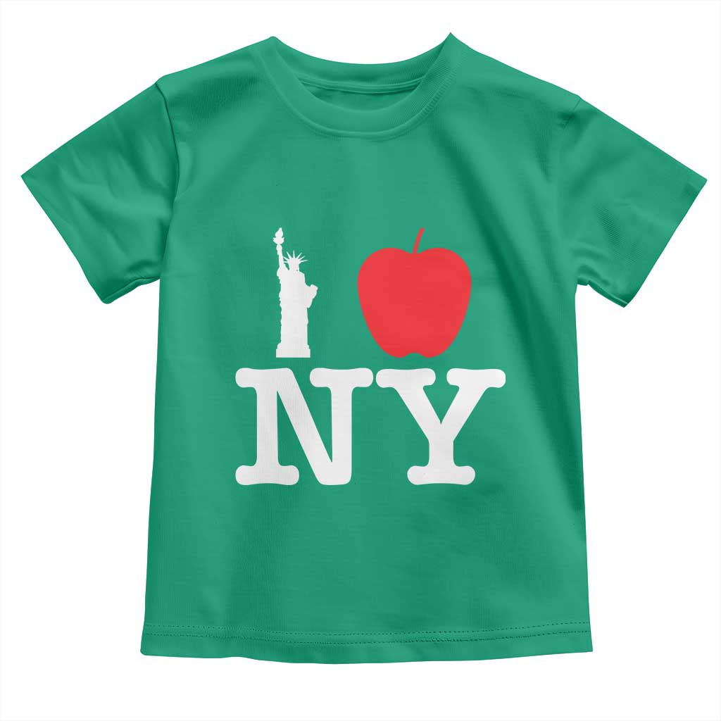 I Love NY Toddler T Shirt New York Lover Travel Gift TS10 Irish Green Print Your Wear