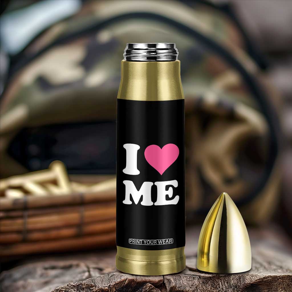I Love Me Bullet Tumbler Funny Self Love Pink Heart Positive Vibes TS10 Print Your Wear