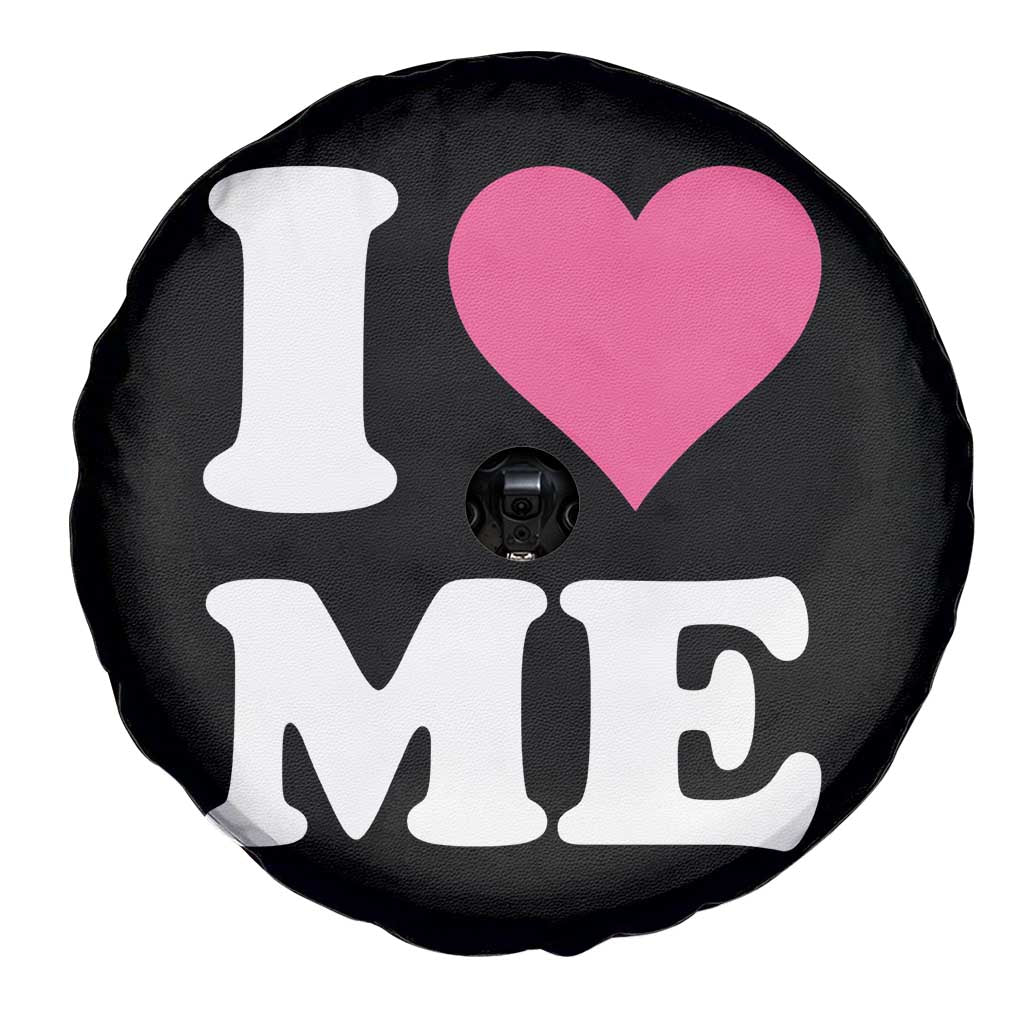 I Love Me Spare Tire Cover Funny Self Love Pink Heart Positive Vibes TS10 Print Your Wear