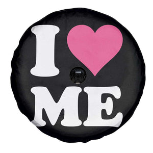 I Love Me Spare Tire Cover Funny Self Love Pink Heart Positive Vibes TS10 Print Your Wear