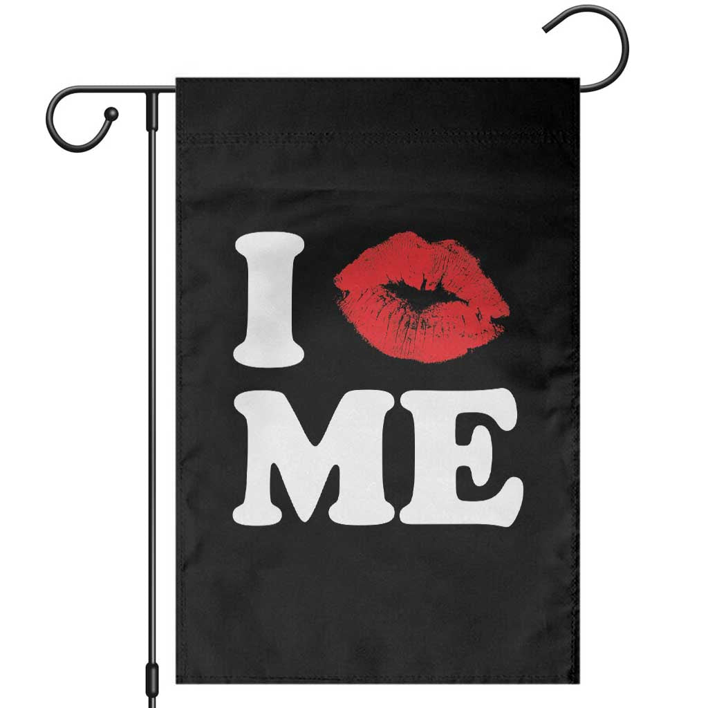 I Love ME Garden Flag Sexy Lips Red Lipstick Kiss Self Love TS10 Black Print Your Wear