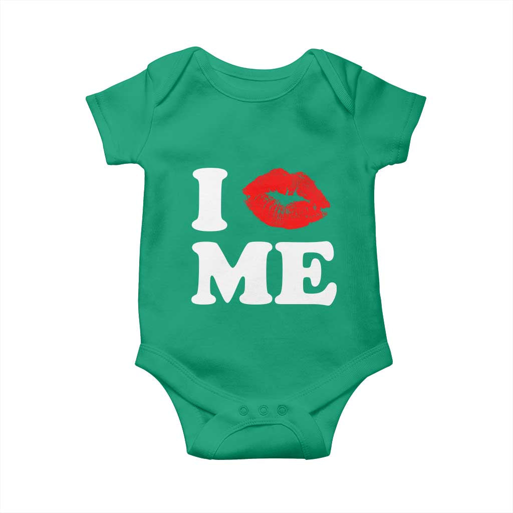 I Love ME Baby Onesie Sexy Lips Red Lipstick Kiss Self Love TS10 Irish Green Print Your Wear