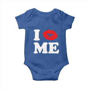 I Love ME Baby Onesie Sexy Lips Red Lipstick Kiss Self Love TS10 Royal Blue Print Your Wear