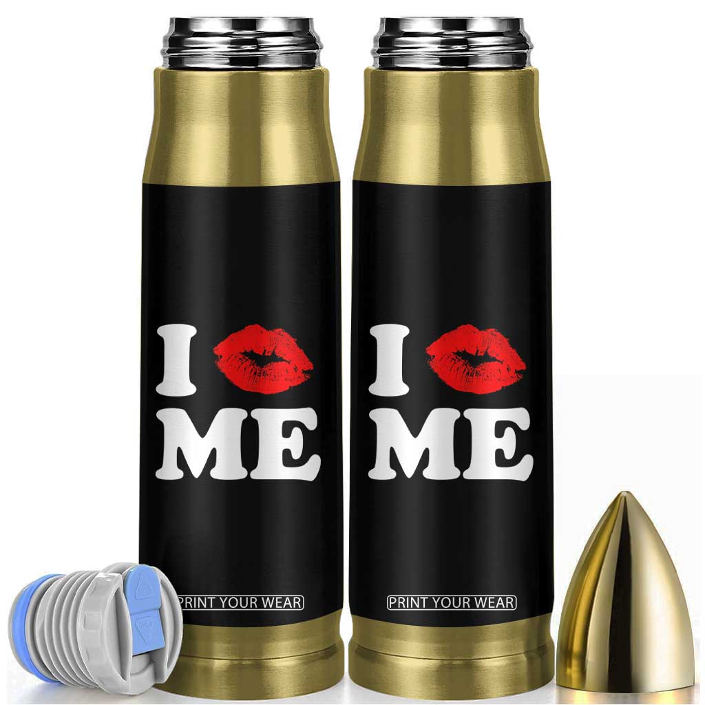 I Love ME Bullet Tumbler Sexy Lips Red Lipstick Kiss Self Love TS10 Black Print Your Wear