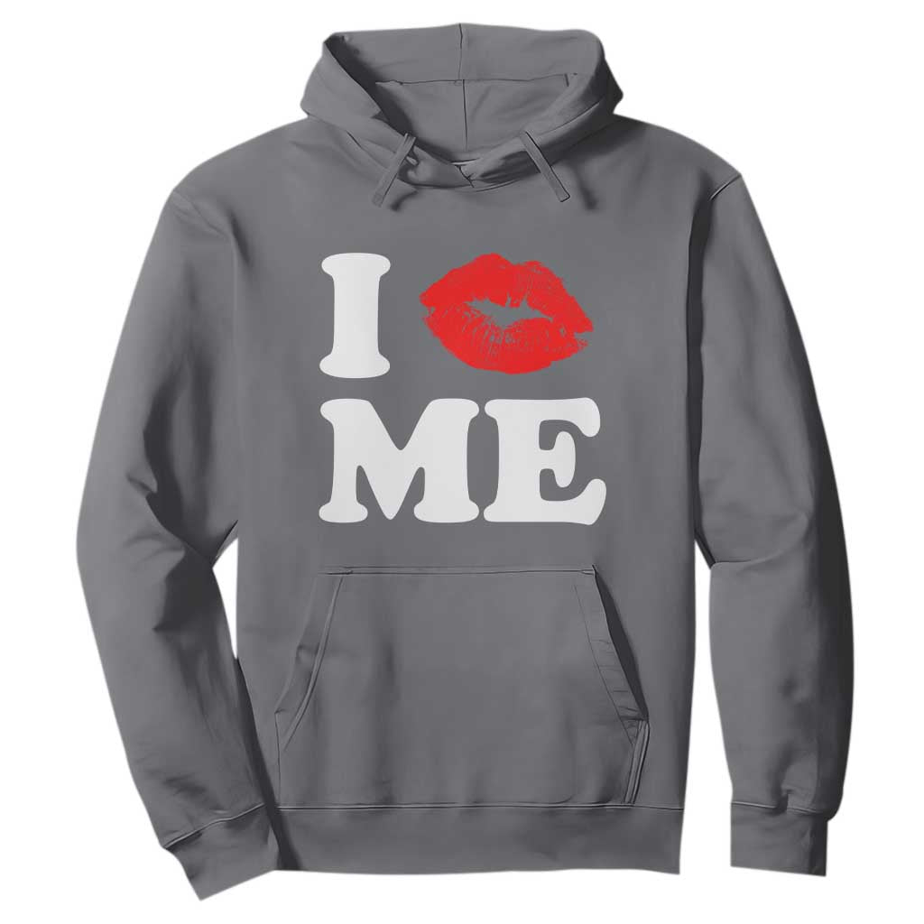 I Love ME Hoodie Sexy Lips Red Lipstick Kiss Self Love TS10 Charcoal Print Your Wear