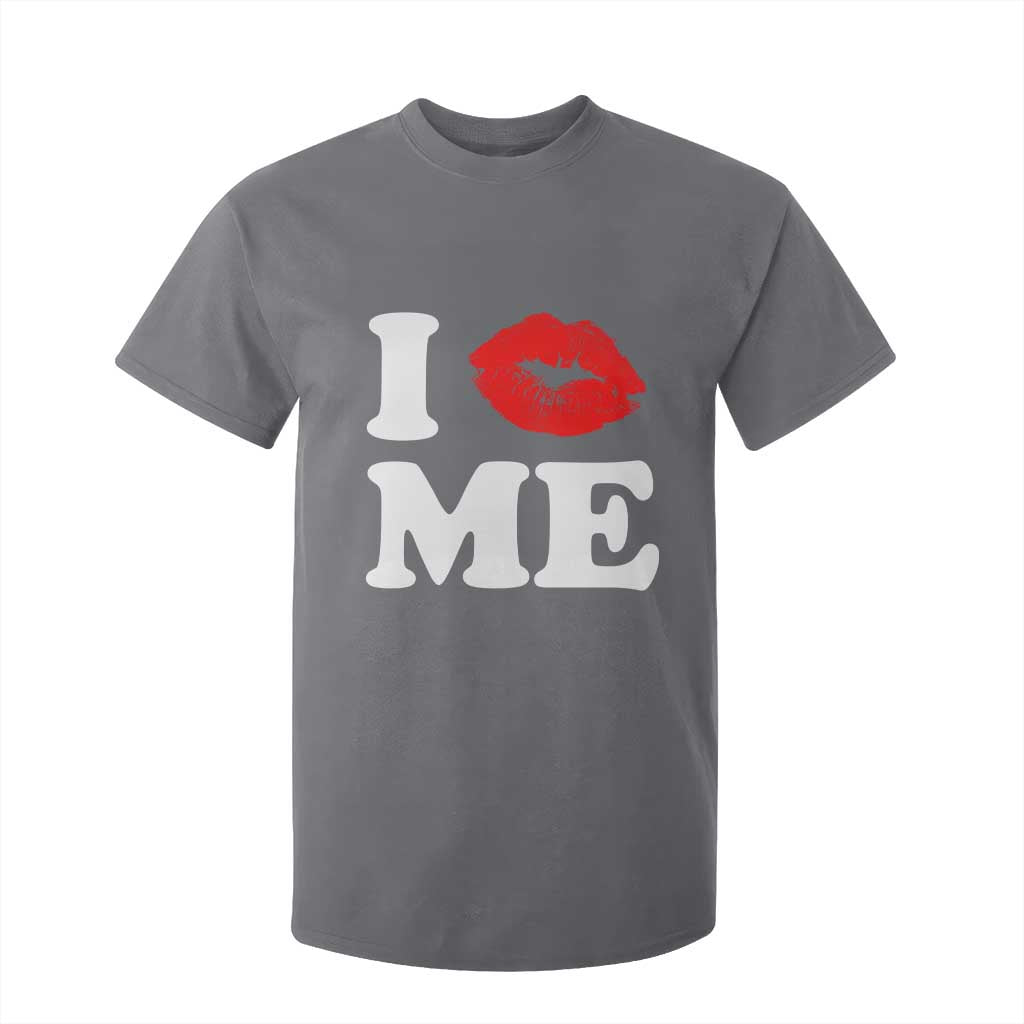 I Love ME T Shirt For Kid Sexy Lips Red Lipstick Kiss Self Love TS10 Charcoal Print Your Wear