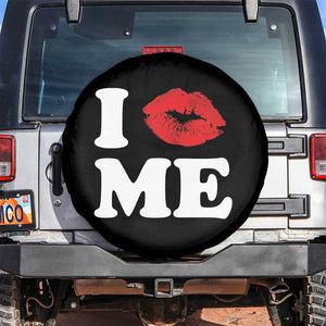 I Love ME Spare Tire Cover Sexy Lips Red Lipstick Kiss Self Love TS10 No hole Black Print Your Wear