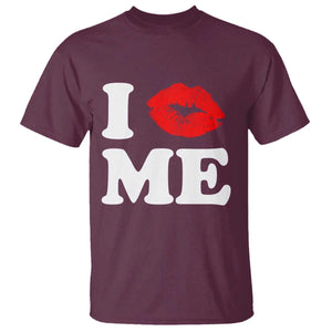 I Love ME T Shirt Sexy Lips Red Lipstick Kiss Self Love TS10 Maroon Print Your Wear