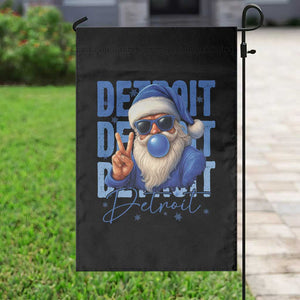 Detroit Football Christmas Garden Flag Santa Retro Lions Fan TS10 Print Your Wear