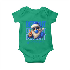 Detroit Football Christmas Baby Onesie Santa Retro Lions Fan TS10 Irish Green Print Your Wear