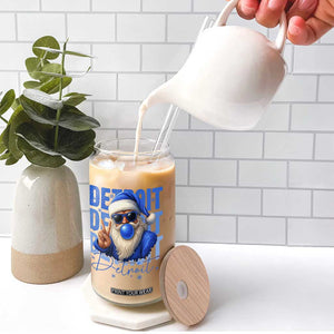 Detroit Football Christmas Glass Can Santa Retro Lions Fan TS10 Print Your Wear