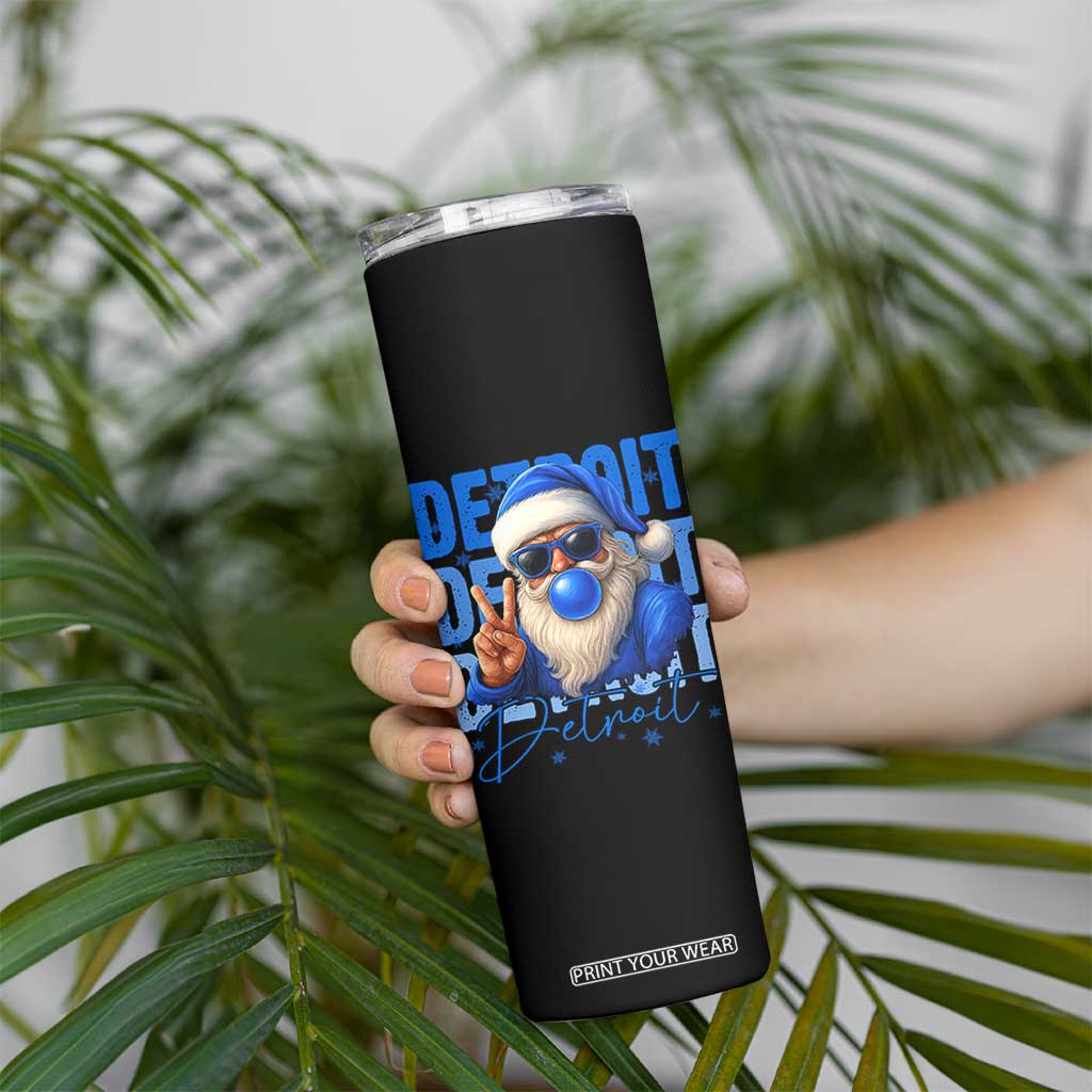 LF Football Christmas Skinny Tumbler Santa Retro Sports Fan Game Day TS10 Print Your Wear
