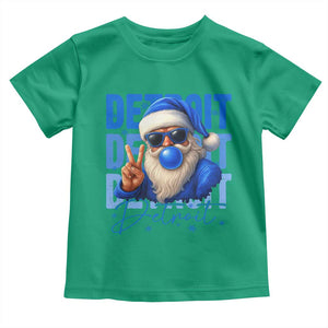Detroit Football Christmas Toddler T Shirt Santa Retro Lions Fan TS10 Irish Green Print Your Wear