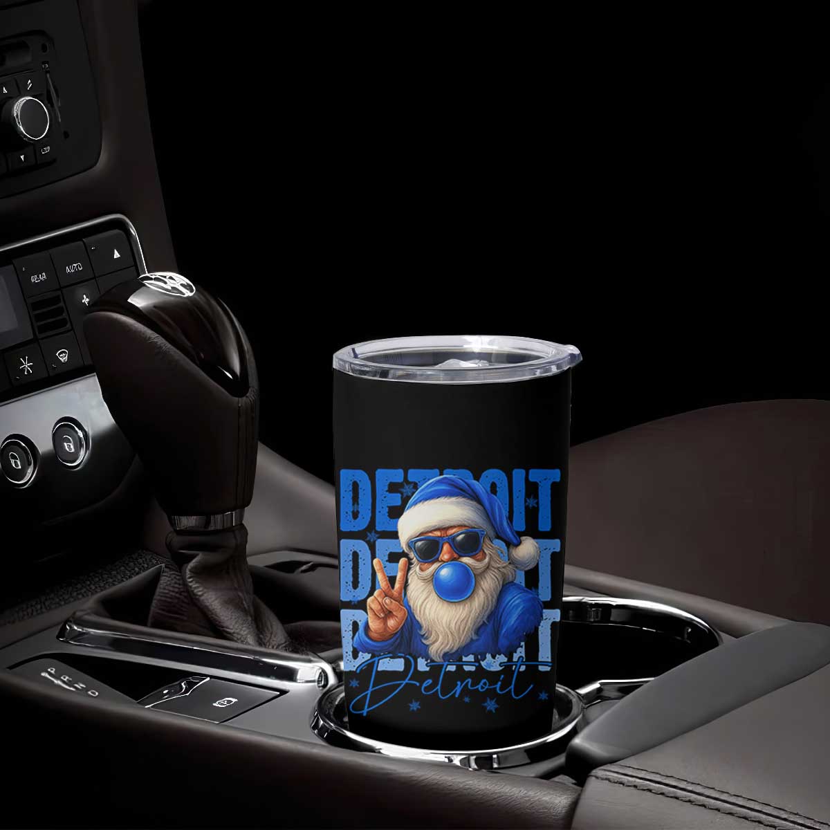LF Football Christmas Tumbler Cup Santa Retro Sports Fan Game Day TS10 Print Your Wear