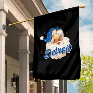 Christmas Detroit Football Garden Flag Vintage Santa Lions Fan TS10 Print Your Wear