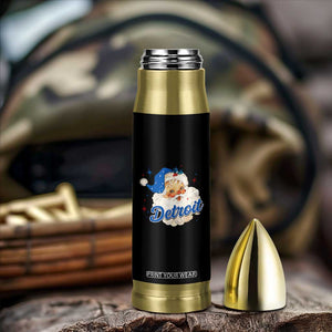 Christmas Detroit Football Bullet Tumbler Vintage Santa Lions Fan TS10 Print Your Wear