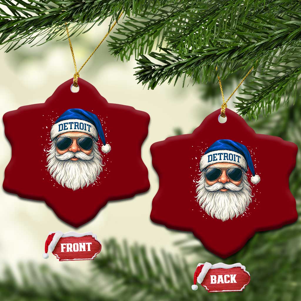 Vintage LF Football Christmas Ceramic Ornament Funny Retro Santa Sports Fan Xmas TS10 Print Your Wear