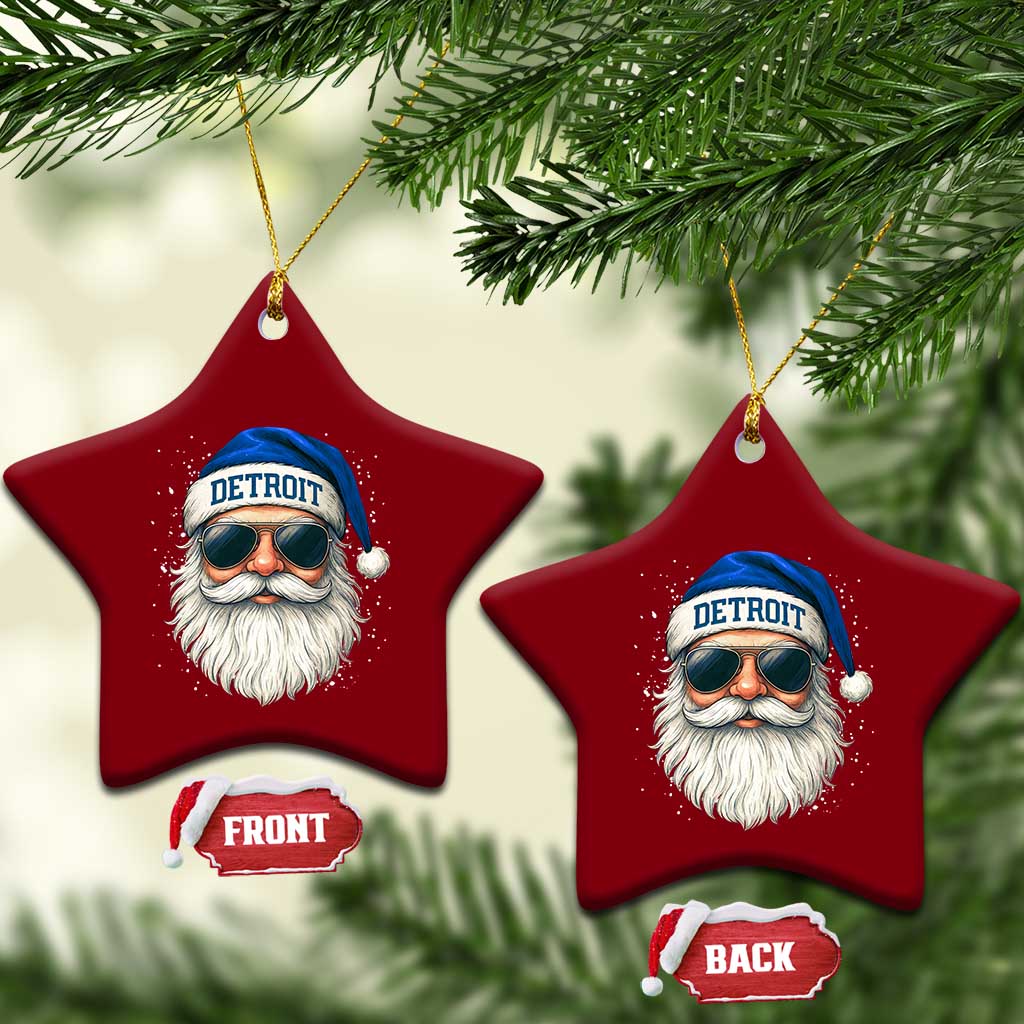 Vintage LF Football Christmas Ceramic Ornament Funny Retro Santa Sports Fan Xmas TS10 Print Your Wear