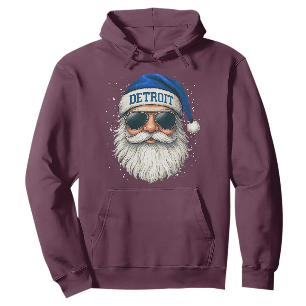 Vintage LF Football Christmas Hoodie Funny Retro Santa Sports Fan Xmas TS10 Maroon Print Your Wear
