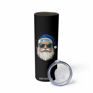 Vintage Detroit Football Christmas Skinny Tumbler Funny Retro Santa Lions Fan Xmas TS10 Print Your Wear