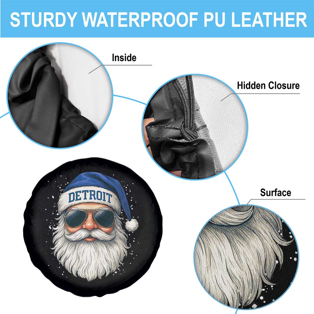 Vintage LF Football Christmas Spare Tire Cover Funny Retro Santa Sports Fan Xmas TS10 Print Your Wear